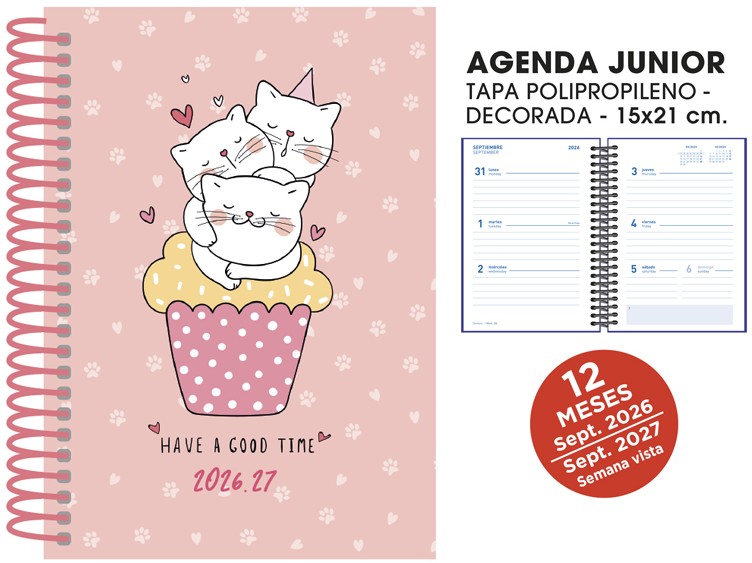 Agenda escolar Senfort